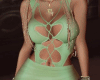 JZ Sexy Dress Green L