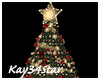 Christmas Tree Red Gold