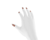 Long French Nails Dark