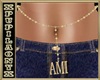 AMI GOLD BELLY CHAINS