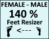 Feet Scaler 140%