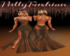 [PF] Bronze Shimmer Gown