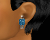 (H)Blue topaz earrings