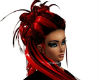 Red n Black Sparkle Hair