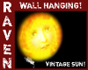 VINTAGE SUN WALL HANGING