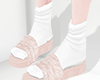 💕 Fur slippers beige