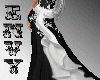 Black White Gown Dress