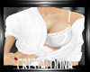 White open shirt + bra