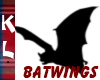  stitched  bat wing
