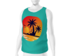 TANNER TEAL GRAPHIC TANK