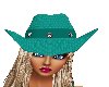*F70 Teal Cowgirls Hat