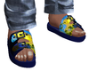 Blue Yellow Sandals