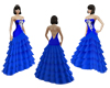 Blue dress w/ ruffles