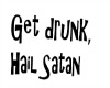 {Z} Hail Satan sign