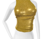 Golden SleevelessTNeck