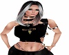 gothic punk rock top