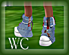 DW PLAID DENIM BOOTS