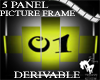 5 Panel Picture Frame