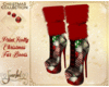 Print Holly Fur Boots