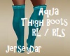 Thigh Boot Aqua