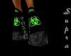 *S* Green rave boots