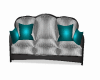 GHEDC Silver/Teal Couch