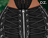 Tyla Black Leather Skirt