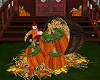 Fall Pumpkin Barrel