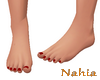 Feet Red - Flat