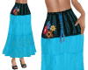 TF* BOHO Blue Skirt