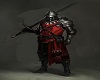 3D Blk & Red Goth Knight