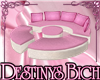 Pink Round Couch