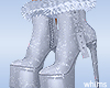 Iced Glitter Fur Boots