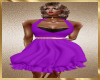 Purple Balloon Dress GA