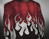 Red Flames Sweater