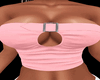 Busty Buckle Tube-Pink