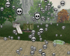 Raining skulls