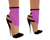purp lace heels