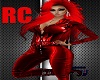 RC RED LETHER SUIT