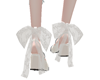 PT211 Ankles Bows White