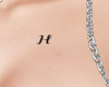 Letter H | Tattoo