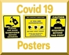 3 x Covid 19 Posters
