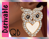 Q~Owl Earrings