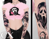 GhostFace + Tatts Pink