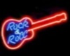 neon rock sign