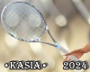 Tennis Blue Racquet