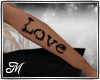Love hand tattoo