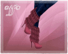 *jf* Pink Fringed Boots