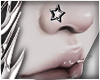 Nose star piercing
