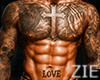 Upper Torso Tat Love